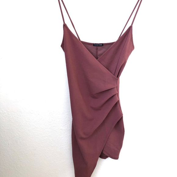 Mind Code Dresses & Skirts - Asymmetrical Slinky Date Dress